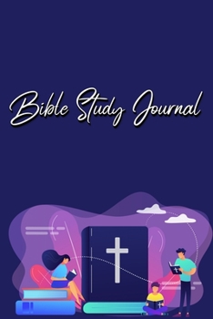 Paperback Bible Study Journal: A Christian Bible Study Workbook: A Simple Guide To Journaling Scripture Using S.O.A.P Method [Large Print] Book
