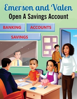 Paperback Emerson and Valen Open A Savings Account Book
