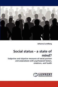 Paperback Social status - a state of mind? Book