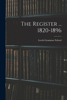 Paperback The Register ... 1820-1896 Book