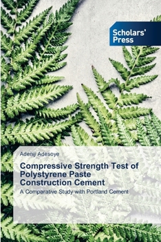 Paperback Compressive Strength Test of Polystyrene Paste Construction Cement Book