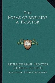 Paperback The Poems of Adelaide A. Proctor Book