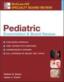 Paperback Pediatric Examination and Board Review (McGraw-Hill Specialty Board Review Series) Book