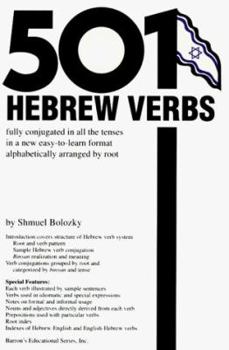 Paperback 501 Hebrew Verbs Book