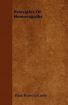 Paperback Principles Of Homoeopathy Book