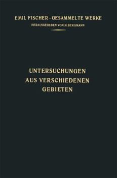 Paperback Untersuchungen Aus Verschiedenen Gebieten: Vorträge Und Abhandlungen Allgemeinen Inhalts [German] Book