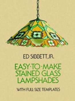 Paperback Easy-To-Make Stained Glass Lampshades with Full-Size Templates Book