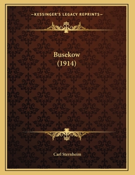 Paperback Busekow (1914) [German] Book