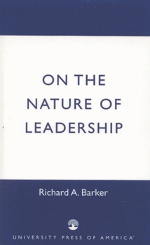 Paperback On the Nature of Leadership Book