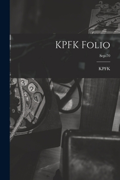 Paperback KPFK Folio; Sep-70 Book