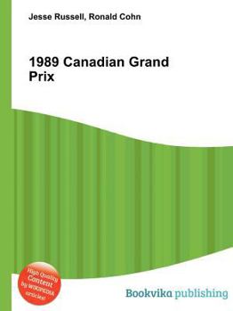 Paperback 1989 Canadian Grand Prix Book