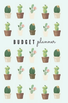 Budget Planner: Monthly Undated Succulent Expense Tracker
