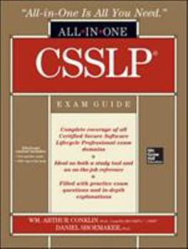 Hardcover CSSLP Certification All-In-One Exam Guide [With CDROM] Book