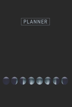 Planner: Lunar Moon Phase 1 Year Daily Planner (12 Months) | 2020 - 2021 | 365 Pages for Planning | January 20 - December 20 | Appointment Calendar Schedule | Plan Each Day Set Goals & Get Stuff Done