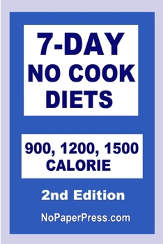 Paperback 7-Day No Cook Diets Book