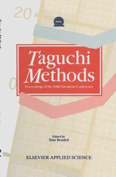 Hardcover Taguchi Methods Book