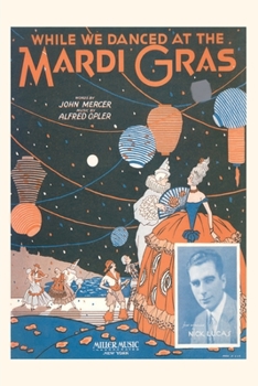 Paperback Vintage Journal Sheet Music for While We Danced at the Mardi Gras Book