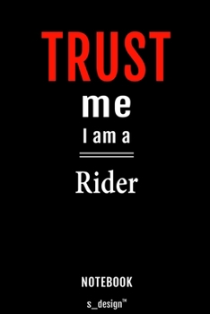 Notebook for Riders / Rider: awesome handy Note Book [120 blank lined ruled pages]