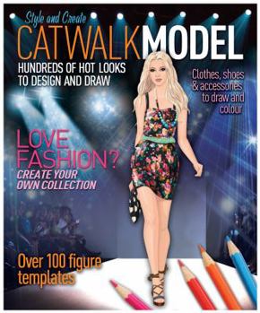 Spiral-bound Catwalk Model: Style and Create Book