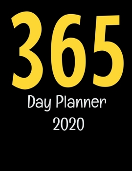 Paperback 365 Day Planner 2020: One Year Daily Planner For Daily Reflection & Activities Book