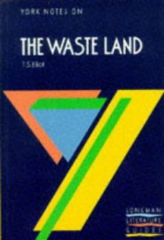 Paperback York Notes on "The Waste Land" by T.S. Eliot (York Notes) Book