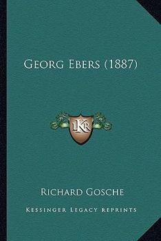 Paperback Georg Ebers (1887) [German] Book