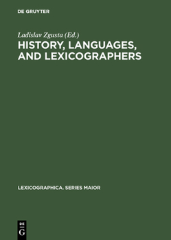 Hardcover History, languages, and lexicographers Book