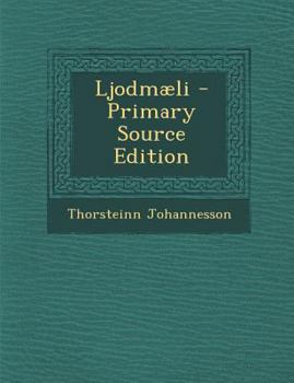 Paperback Ljodmaeli [Icelandic] Book