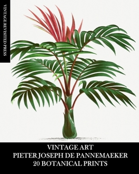 Paperback Vintage Art: Pieter Joseph De Pannemaeker: 20 Botanical Prints Book