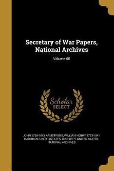 Paperback Secretary of War Papers, National Archives; Volume 60 Book