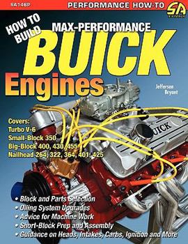 Paperback How to Build Max-Performance Buick Engines Book