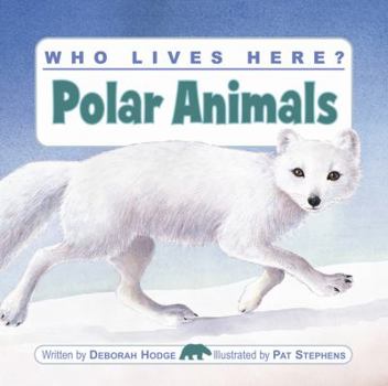 Hardcover Who Lives Here? Polar Animals Book