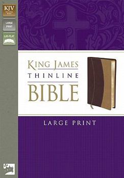 Imitation Leather Thinline Bible-KJV-Large Print [Large Print] Book