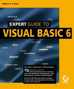 Paperback Expert Guide to Visual Basic 6 [With Contains VB Applets & Applications, Examples...] Book