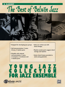 Paperback Young Jazz Collection for Jazz Ensemble: B-Flat Clarinet Book