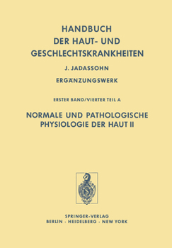 Paperback Normale Und Pathologische Physiologie Der Haut II [German] Book