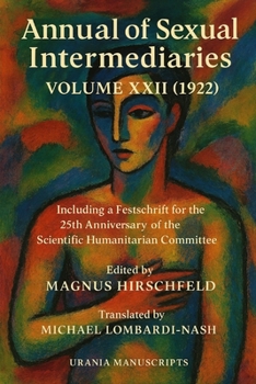 Paperback Annual of Sexual Intermediaries Volume 22 (1922) Book