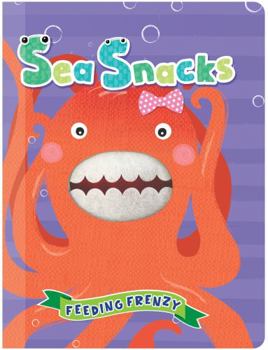 Board book Sea Snacks - Touch and Feel Board Book - Sensory Board Book (English and Ukrainian Edition) Book