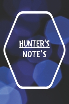 Paperback Hunter's Note's: Notebook Journal Gift for Hunter / Notebook / Diary / Unique Greeting Card Alternative Book