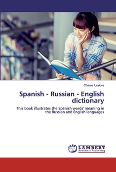 Paperback Spanish - Russian - English dictionary Book
