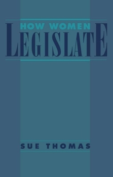 Paperback How Women Legislate Book