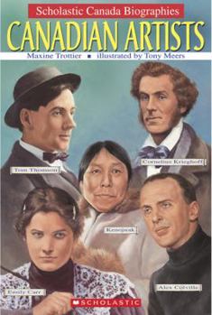 Paperback Scholastic Canada Biographies: Canadian Artists Book