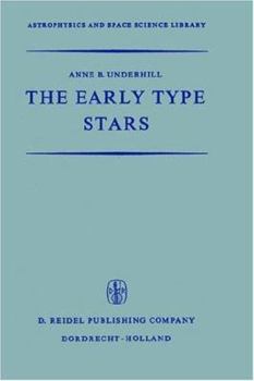 Hardcover The Early Type Stars Book