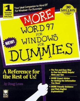 More Word 97 for Windows? for Dummies?