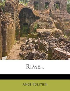 Paperback Rime... [Italian] Book