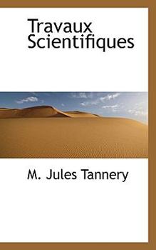 Travaux Scientifiques