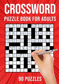 Paperback Crossword Puzzle Books for Adults: Quick Cross Word Puzzles Activity Book 90 Puzzles (US Version) Book