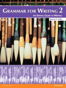 Paperback Grammar for Writing 2 Book