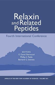 Paperback Relaxin and Related Peptides: Fourth International Conference, Volume 1041 Book