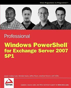 Paperback Professional Windows Powershell for Exchange Server 2007 Service Pack 1 Book